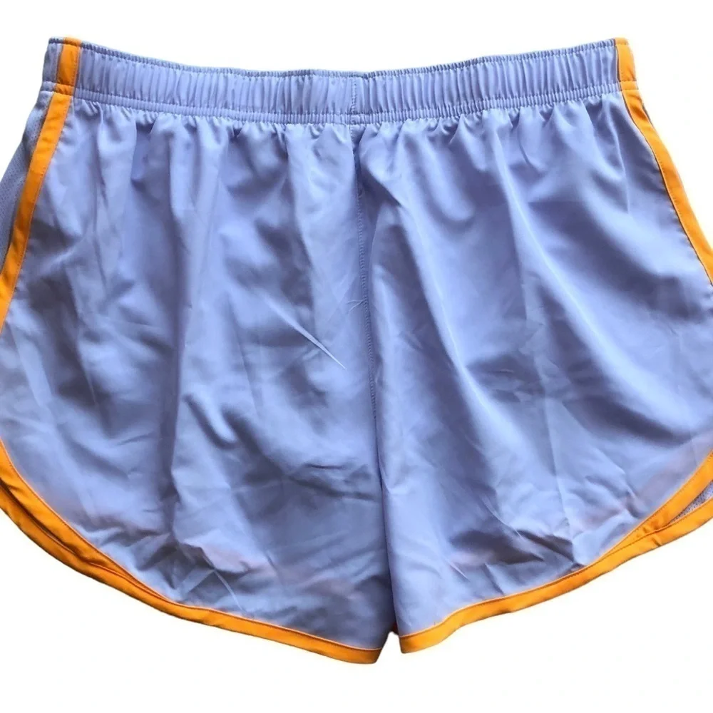 Nike NWT Dri Fit Icon Tempo Shorts Lined Running Shorts Purple Orange Large